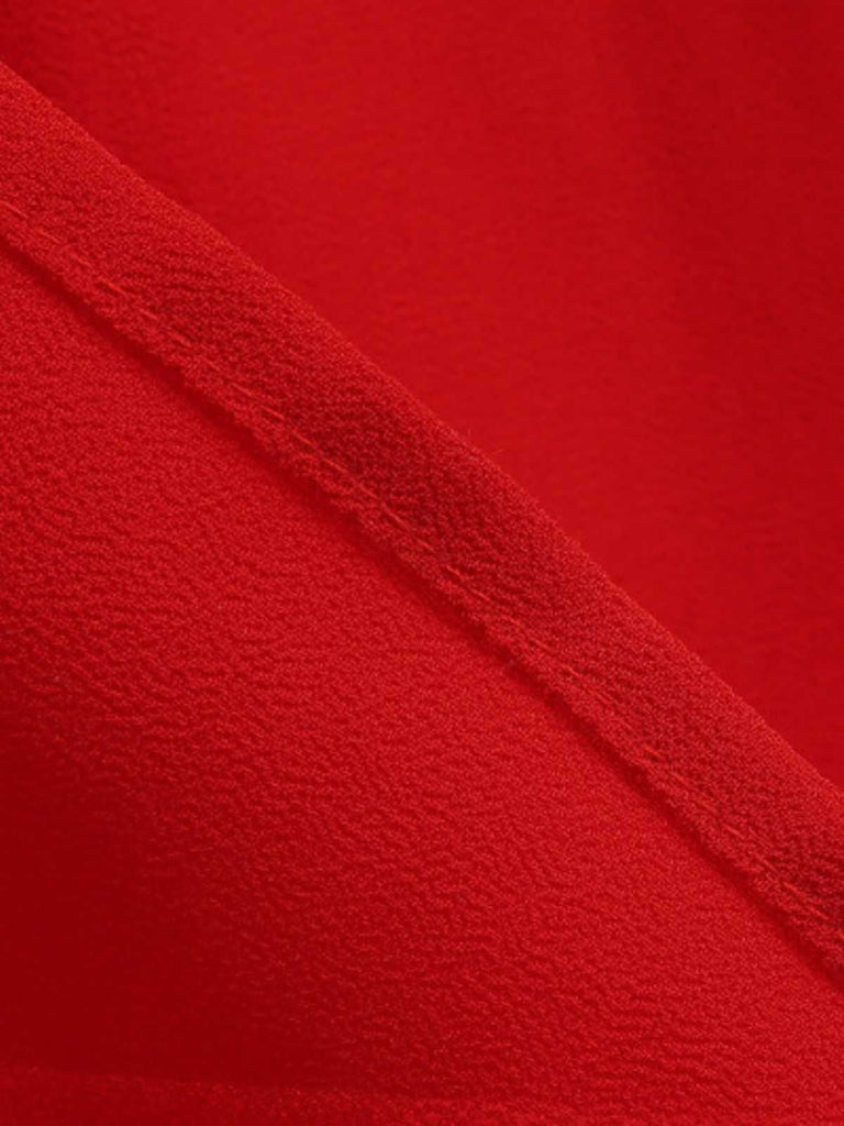 Robe dos nu en maille col V et licou des années 1950