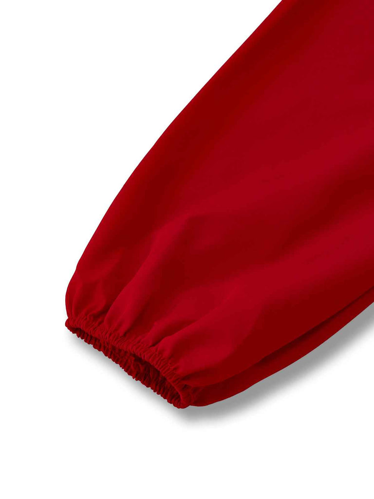 Robe gothique en dentelle avec nœud papillon années 1950