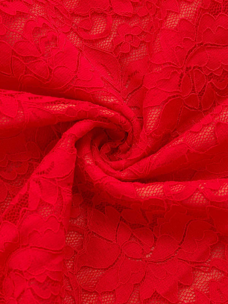 Ensemble haut et jupe à fleurs en dentelle violet Sarah Sanderson des années 1930