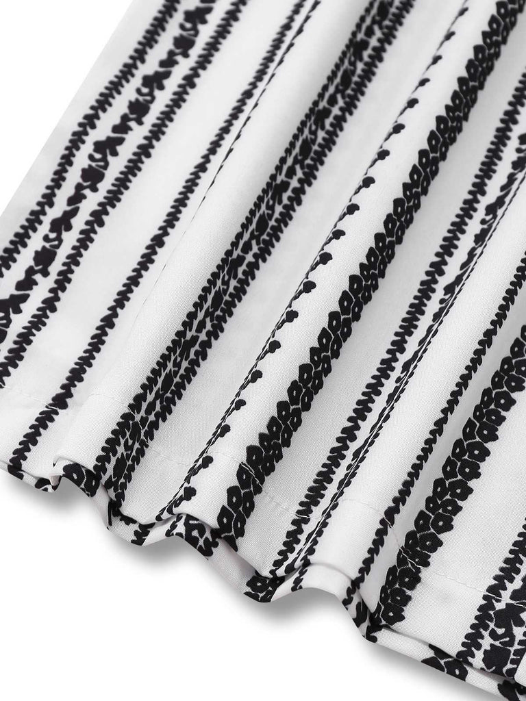 Combinaison à rayures bohème bandeau des années 1970