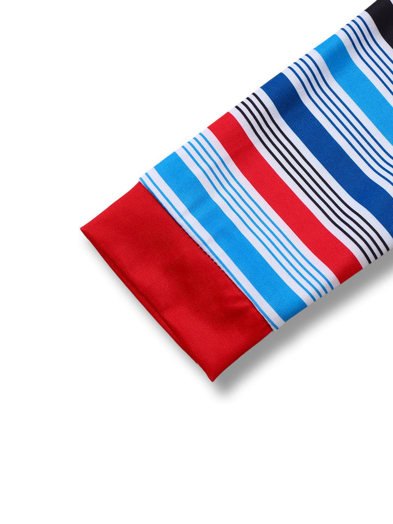 2PCS Robe gilet bleue et haut à rayures Child's Play Halloween des années 1960