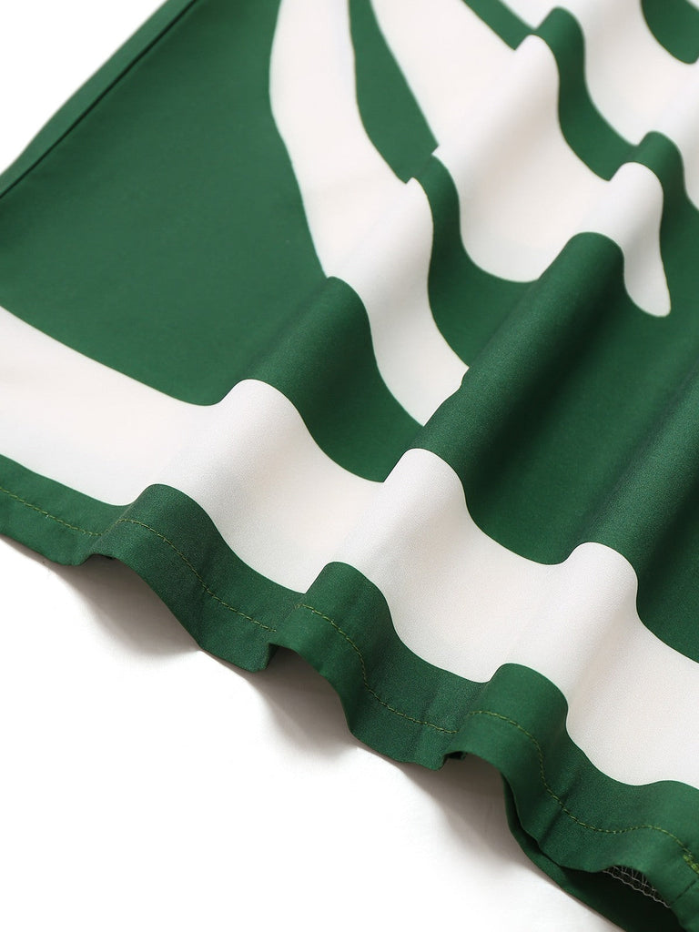 Combinaison florale à smocks et bretelles larges torsadées creuses des années 1930