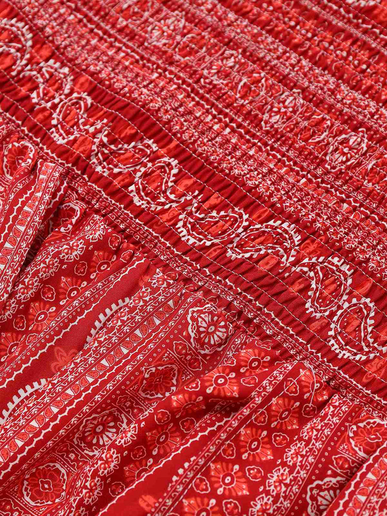 Combinaison bustier fendue style bohème des années 1970