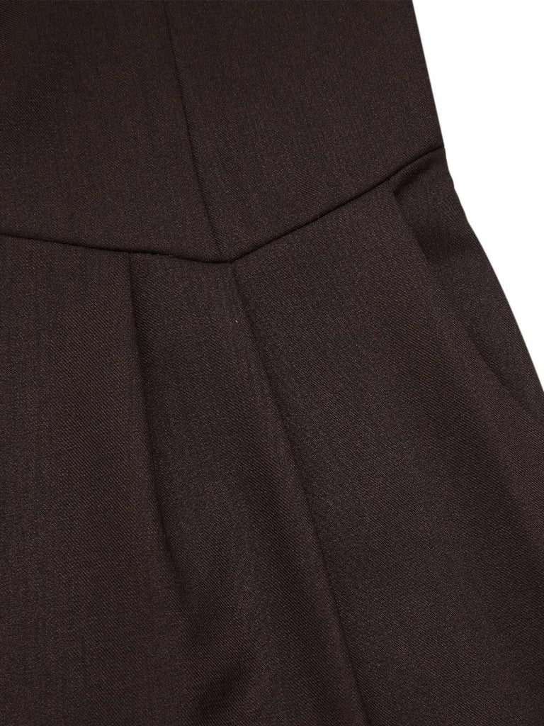 Ensemble chemisier coton et pantalon bretelles années 1930