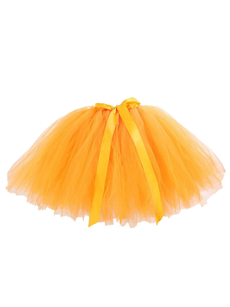 Jupon en maille avec nœud papillon des années 1950