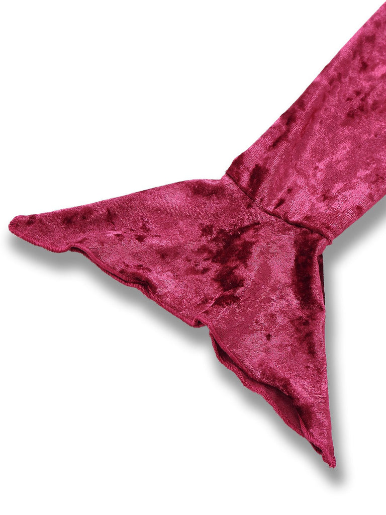 Robe en velours manches clochebretelles à lacets et ourlet irrégulier des années 1960