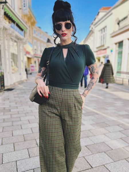 Débardeur Col Haut SO Woodland Vert Olive - Taille M, Neuf Avec étiquettes