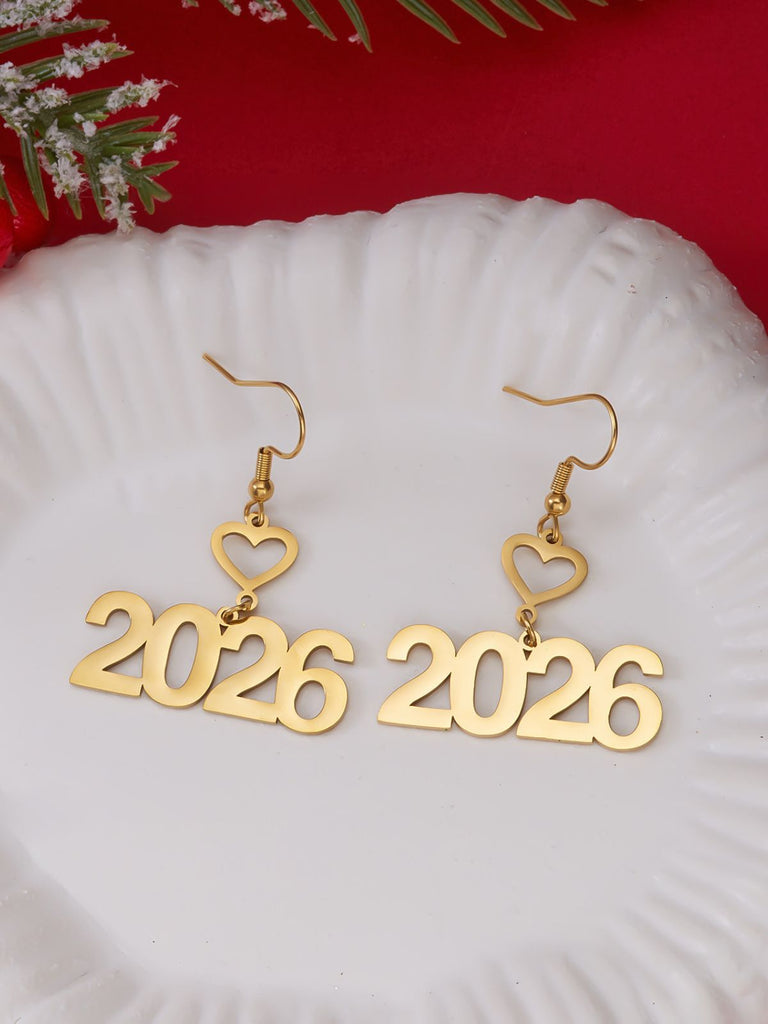 Boucles d'oreilles pendantes en alliage ajouré 2026