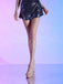 Collants taille haute à pois cœur vintage