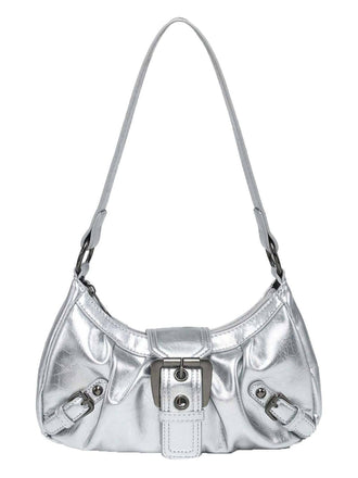 Sac bandoulière vintage en cuir avec boucle