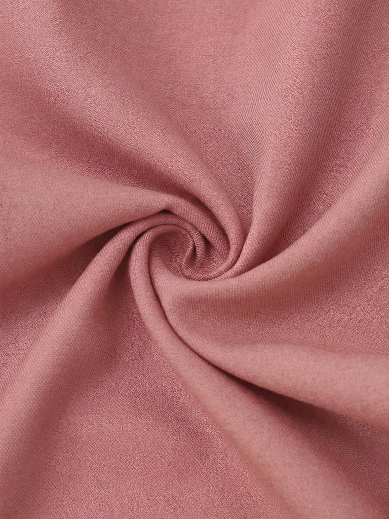 [Prévente] Combinaison rose à manches longues et revers à volants années 30