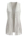 Gilet Western à Franges et Clous en Daim Années 30