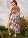 [Grande Taille] Ensemble Bikini Tropical Floral et Jupe Cache-Maillot Années 40