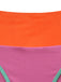 Ensemble bikini dos nu taille haute blocs couleurs 1940s