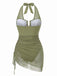 Maillot de Bain Une Pièce Filet Halter Années 1950 3