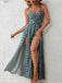 Robe Maxi à Bretelles Fines Style Boho Années 70