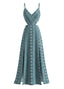 Robe longue oasis bohème fines bretelles années 70