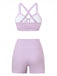 Ensemble Bikini Froncé Uni Années 1950 6