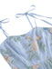 Noué-Bride Florale Brodée Tulle Robe Années 1950 13