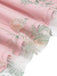 Noué-Bride Florale Brodée Tulle Robe Années 1950 8