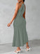 Robe Halter Découpée Crochet Années 60