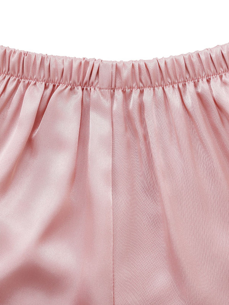 Close-up of pink fabric with a white background