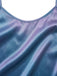 Blue 1970s Patent Leather Spaghetti Strap Mini Dress - vintage dress, retro fashion