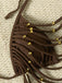 Ensemble Bikini Halter Lacé à Perles Métalliques Années 80