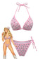 Bikini Col Licou Strass Années 80