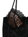 Detail: 1980s Leopard Lace Bodysuit with Apron Lingerie Set, elegant vintage style, perfect for vintage fashion lovers