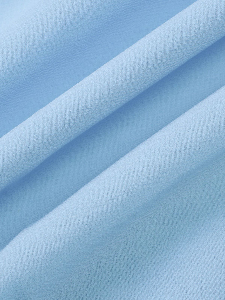 [Prévente] Robe babydoll en mousseline unie multicouche années 1970