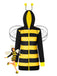 Robe à capuche rayée jaune inspirée du cosplay d'abeilles années 60