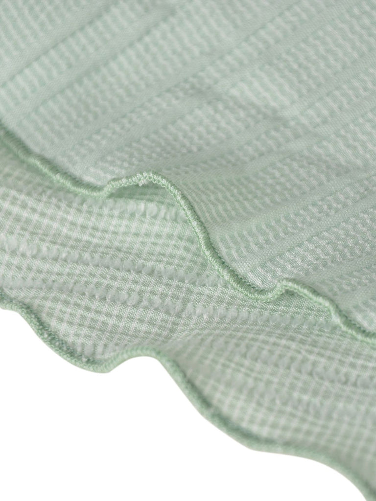 Jupe à volants irréguliers et taille élastique des années 1940