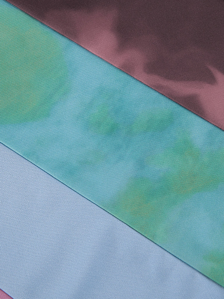 Mini Robe Ajourée Tie-Dye Arc-en-Ciel Années 2000
