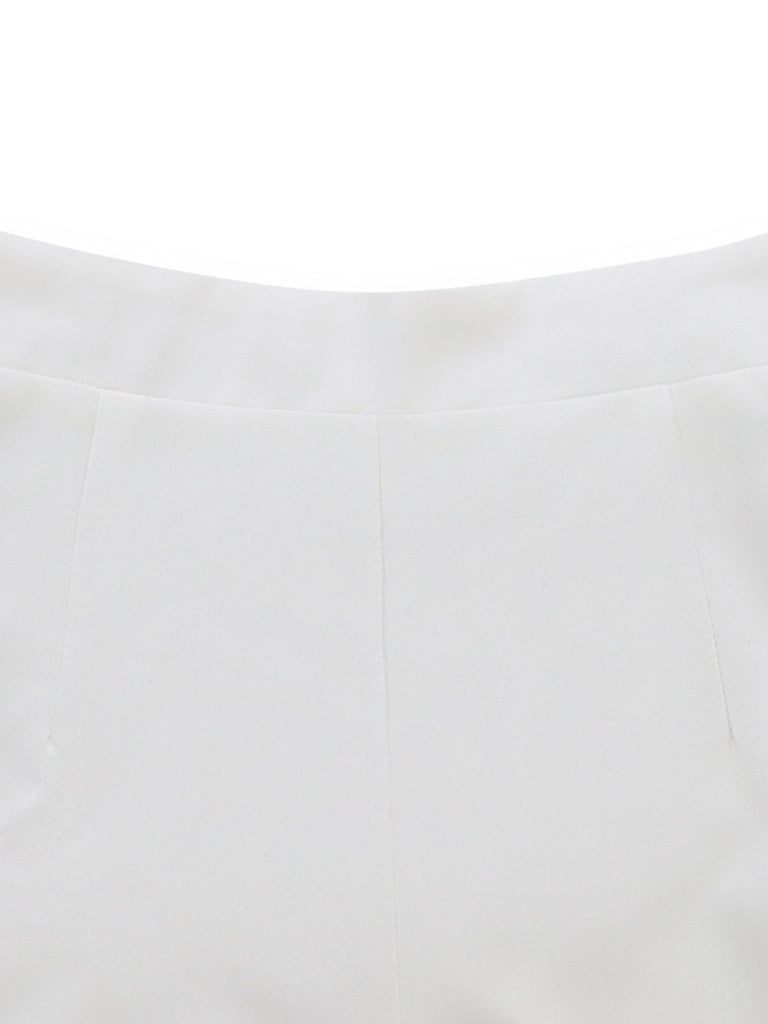 Close-up of a white fabric texture
