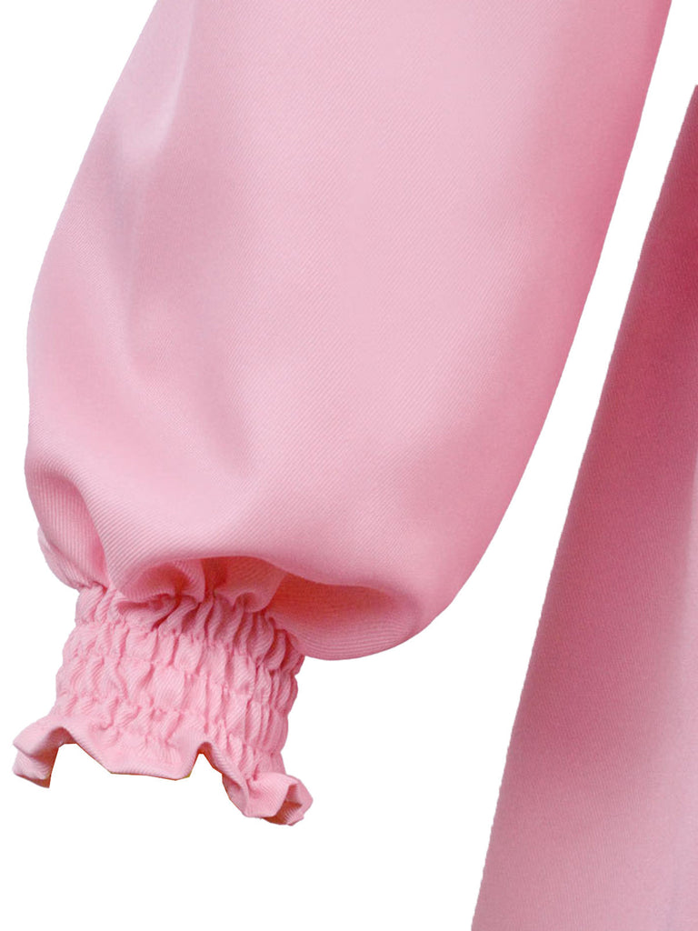 Robe rose smocks inspirée du costume d'Eleven dans Stranger Things années 1980