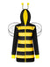 Robe à capuche rayée jaune inspirée du cosplay d'abeilles années 60