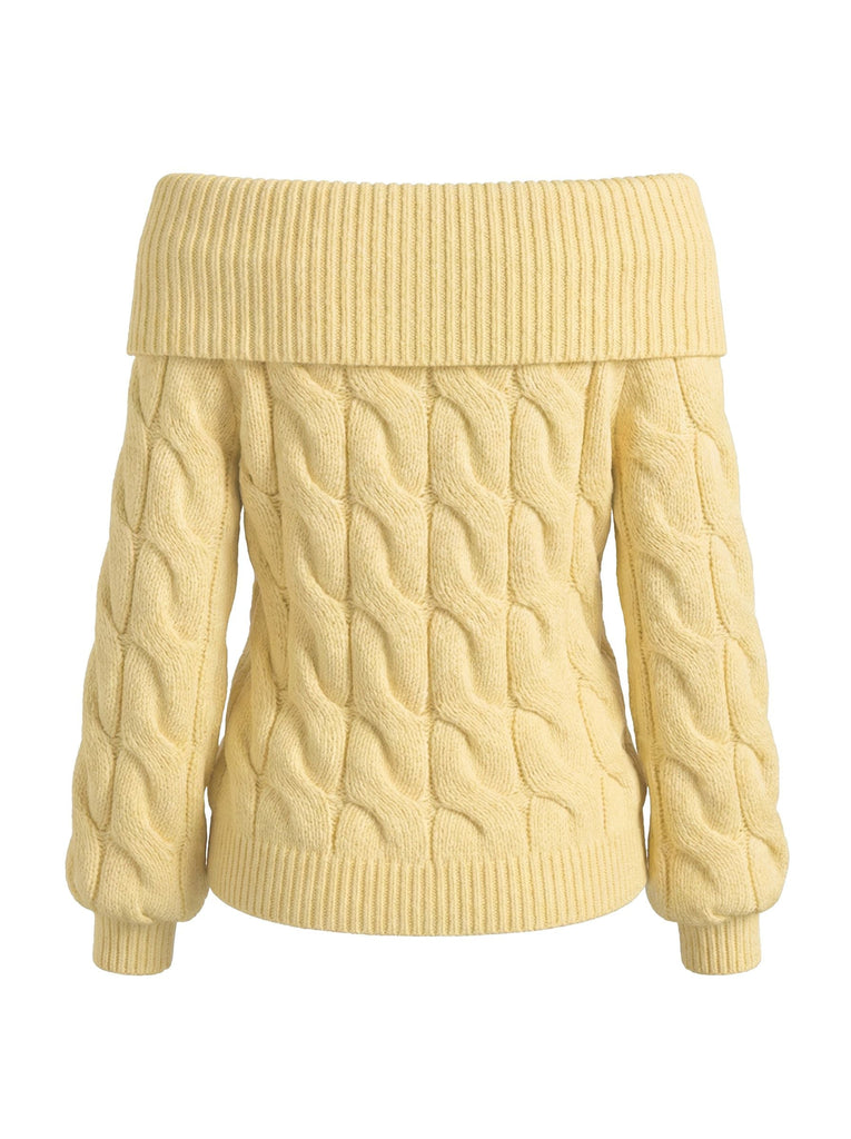 2000s Y2K Pull uni à épaules dénudées