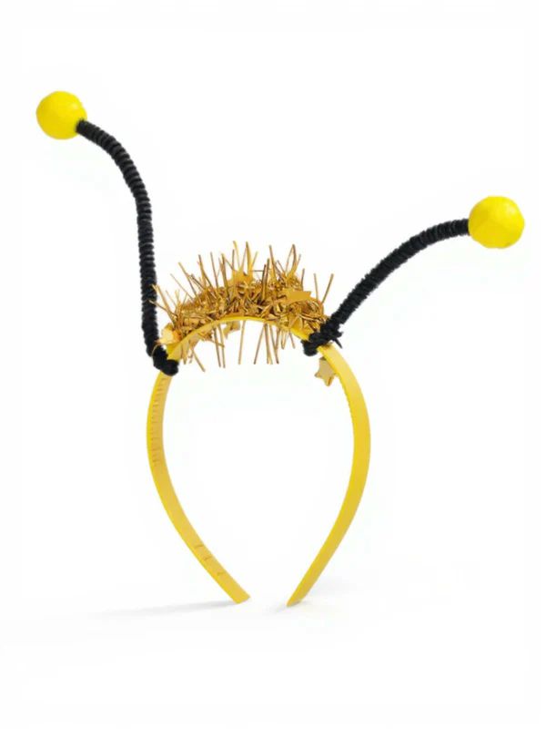 Ensemble de costume de cosplay d'abeille rayée jaune années 1960