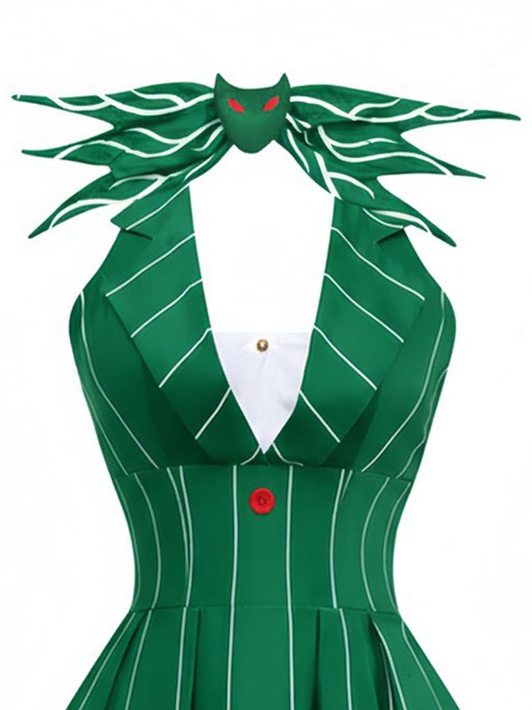 [Pré-vente] Robe chauve-souris de L'Étrange Noël de Monsieur Jack verte années 1960