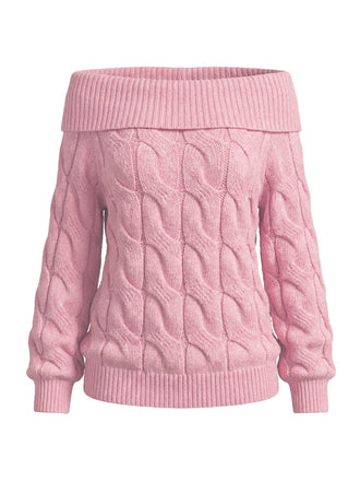 2000s Y2K Pull uni à épaules dénudées