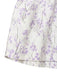 Combishort bretelles spaghetti violette floral années 1970