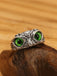 Bague vintage hibou mauvais œil