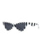 Lunettes de soleil œil de chat classiques à rayures vintage