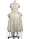 Robe style Enid Mercredi abricot des années 1940