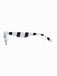 Lunettes de soleil œil de chat classiques à rayures vintage