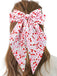 Épingle à cheveux nœud papillon imprimé cœur pour la Saint-Valentin