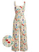[Prévente] Robe Longue Portefeuille Florale Boho Col en V années '70