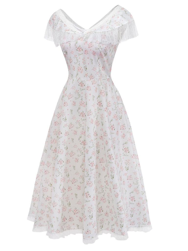 Beige Off-Shoulder Dress