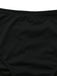 Black vintage tankini with crisscross cutout details and lace-up design in 1940s style